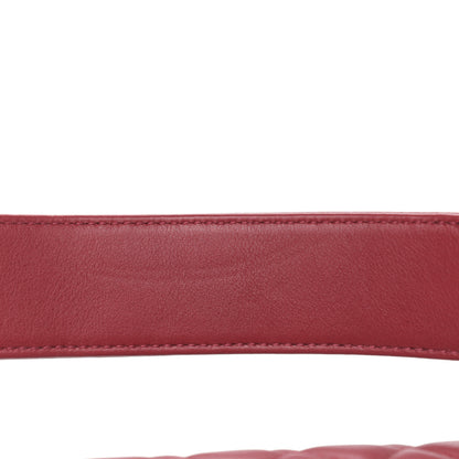 Chanel Calfskin Medium Boy Logo Top Handle Flap Red 10 of 11