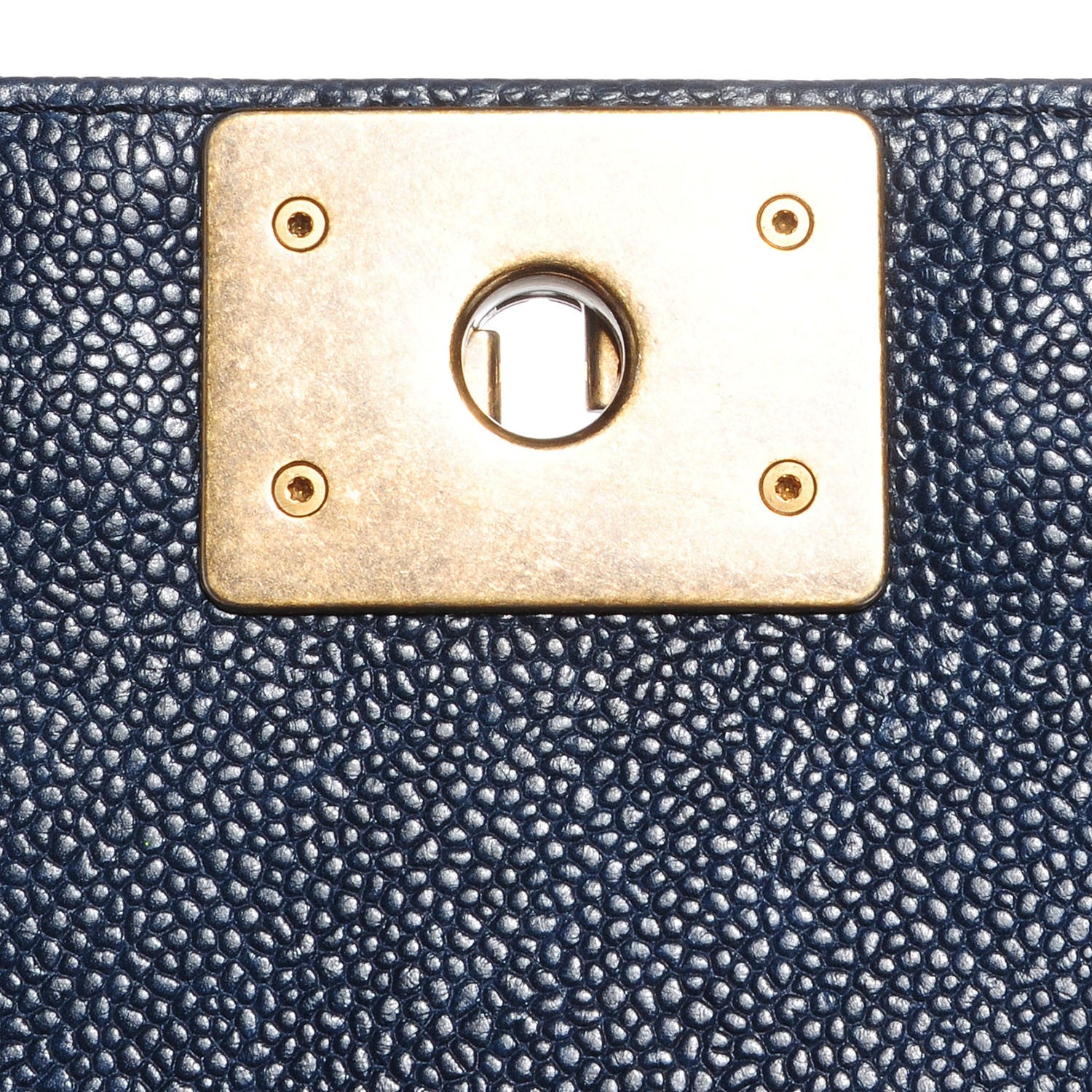 Chanel Caviar Quilted New Medium Boy Flap Navy 6 of 9