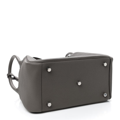 Hermes Taurillon Clemence Lindy 26 Etain 4 of 14