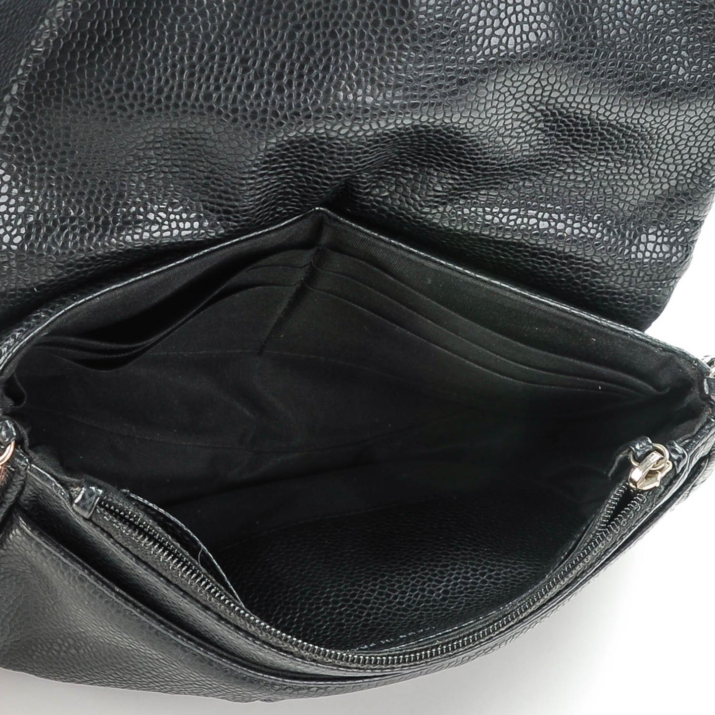 Caviar Half Moon Wallet On Chain WOC Black