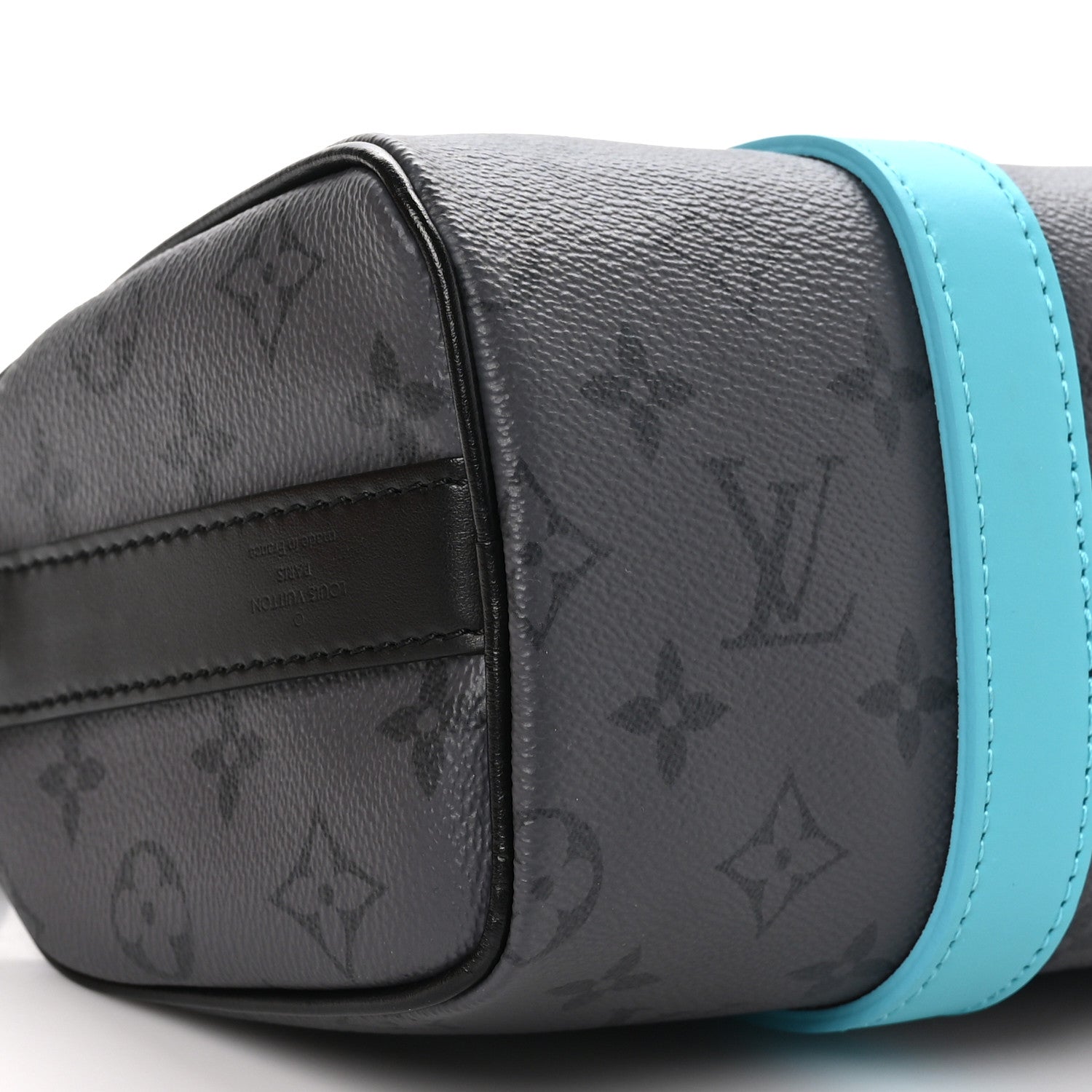 Louis Vuitton Reverse Monogram Eclipse Keepall Bandouliere 25 Turquoise 8 of 10