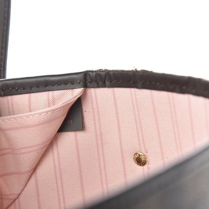 Louis Vuitton Damier Ebene Neo Neverfull MM Rose Ballerine 9 of 12