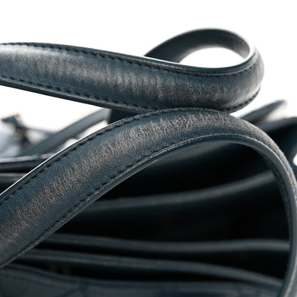 Chanel Lambskin Quilted Easy Carry Shopping Tote Blue 13 of 13