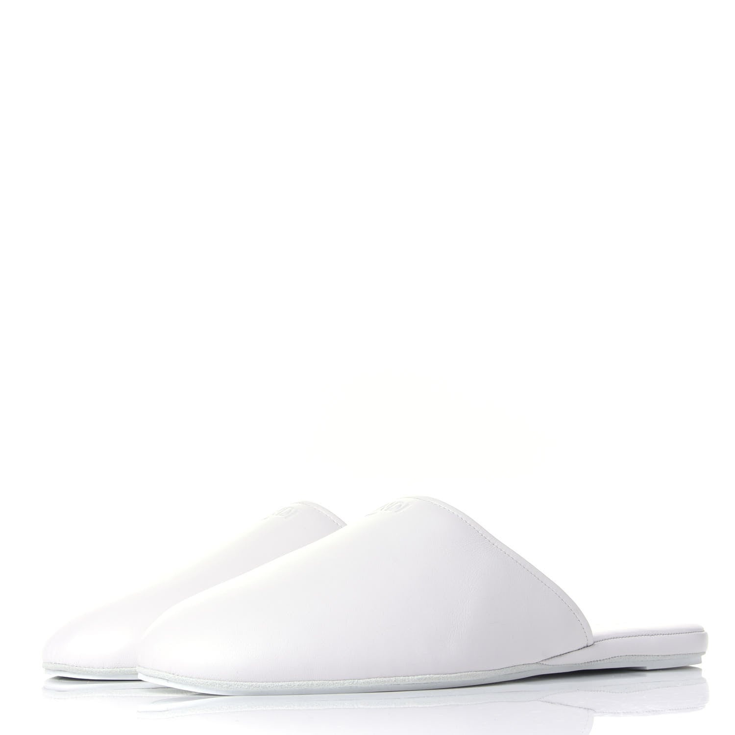 Fendi Nappa Mens Slippers 11 White 3 of 10