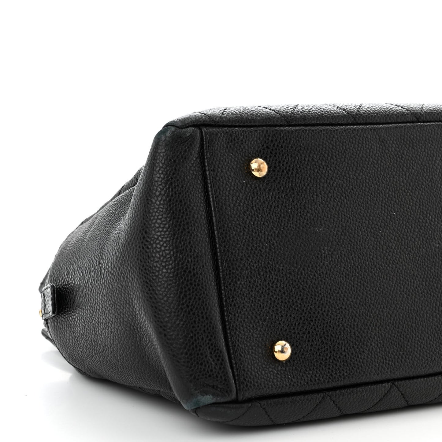 Caviar Quilted Petit Timeless Tote PTT Black