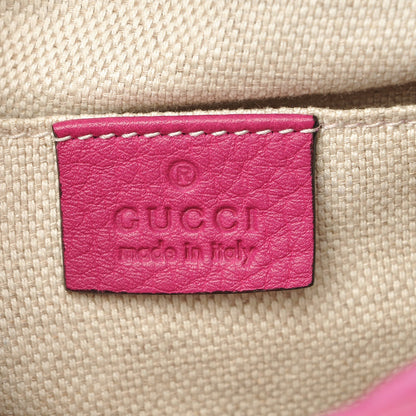 Gucci Pebbled Calfskin Small Soho Disco Bag Bright Bougainvillea 6 of 8