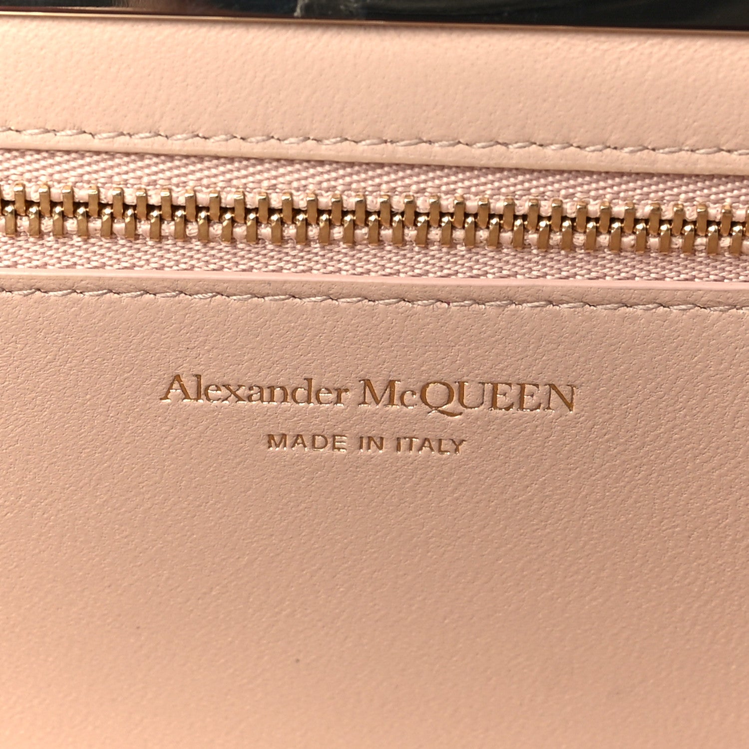 Alexander McQueen Nappa Skull Four Ring Knuckle Wallet On Chain Red 7 of 9