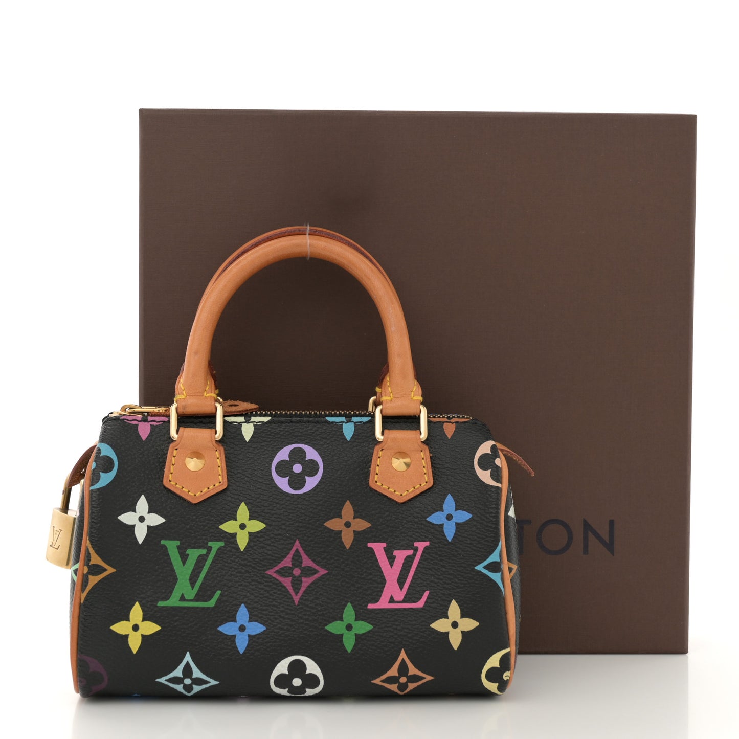 Monogram Multicolor Mini Sac HL Speedy Black
