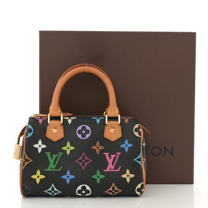 Louis Vuitton Monogram Multicolor Mini Sac HL Speedy Black 11 of 11