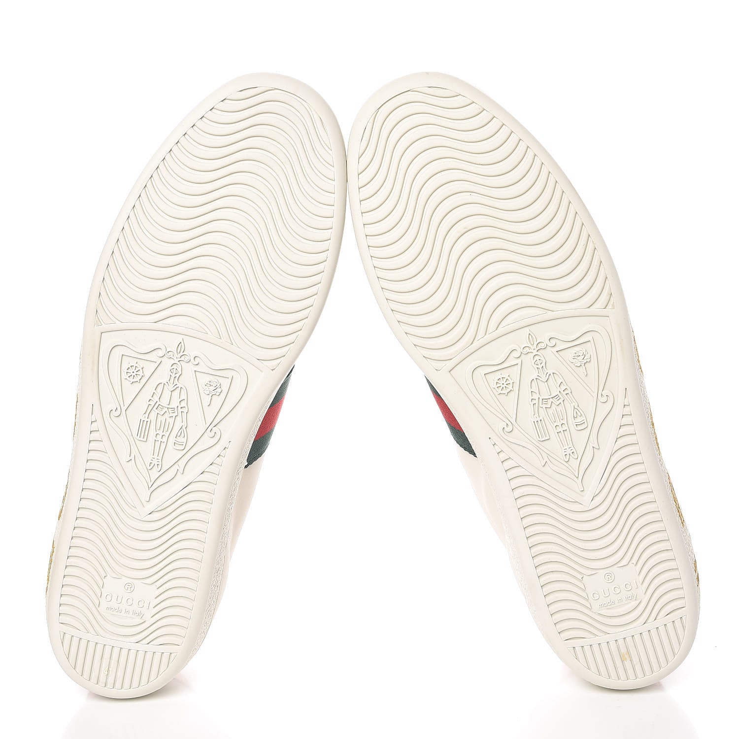 Gucci X SEGA Calfskin Ayers Web Guccy Womens Ace Sneakers 41 White 5 of 10