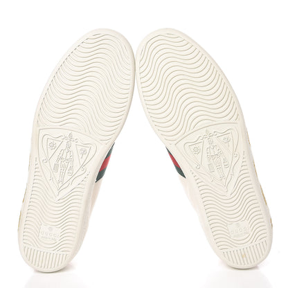 Gucci X SEGA Calfskin Ayers Web Guccy Womens Ace Sneakers 41 White 5 of 10