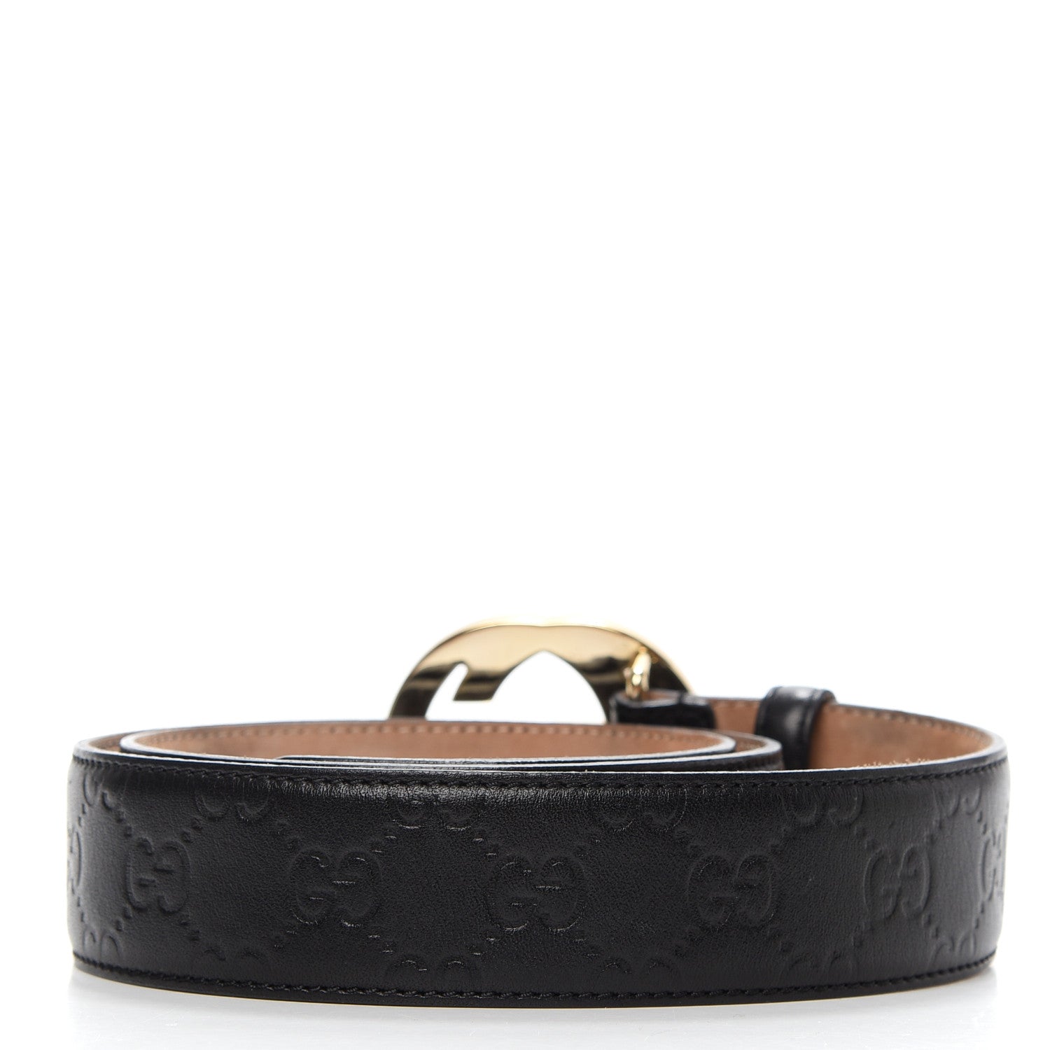 Gucci Guccissima Interlocking G 40mm Belt 90 36 Black 2 of 5