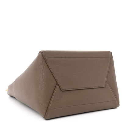 Celine Soft Grained Calfskin Sangle Bucket Bag Taupe 4 of 14