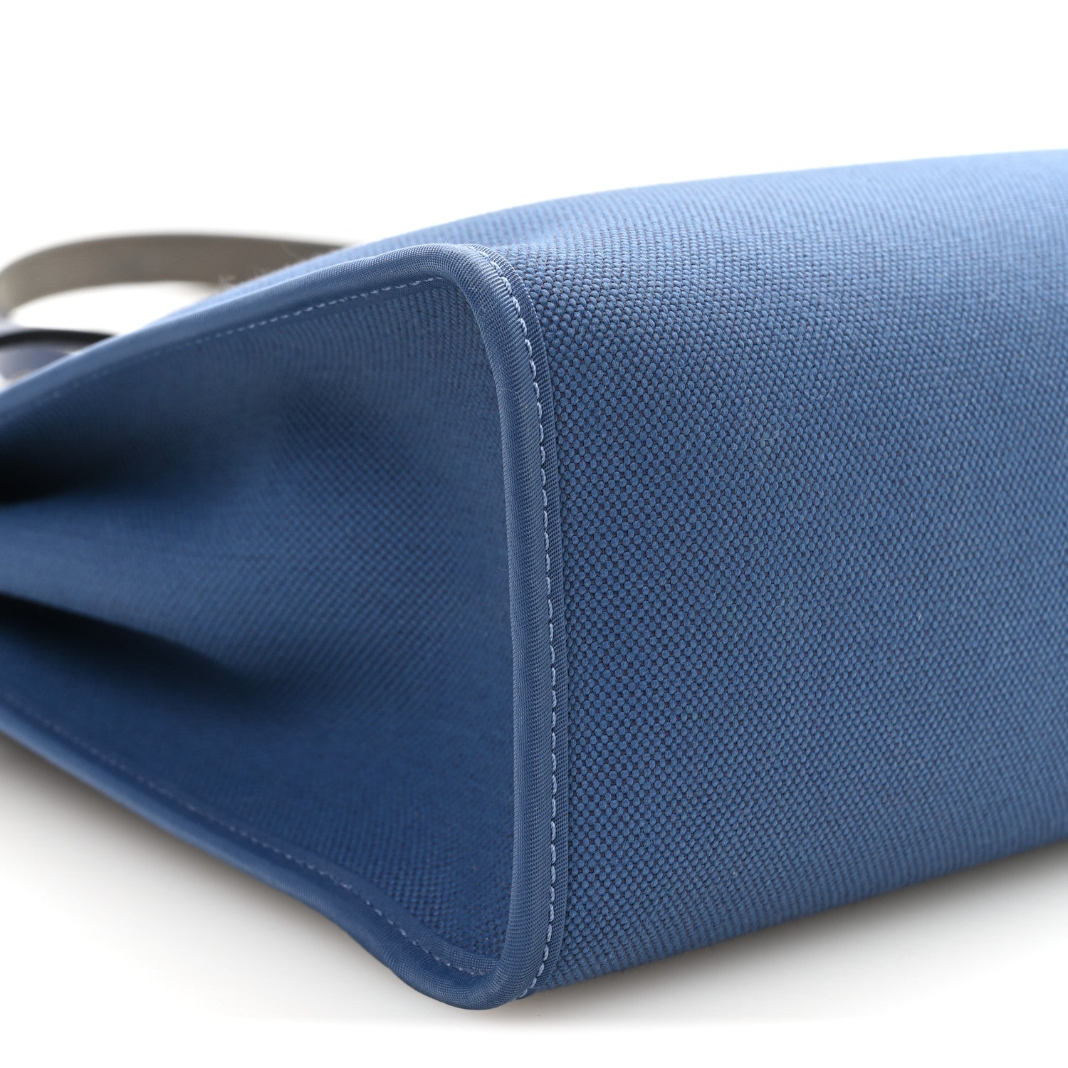 Hermes Military Toile Vache Hunter Herbag Zip 31 PM Bleu Brighton Bleu Saphir 9 of 10
