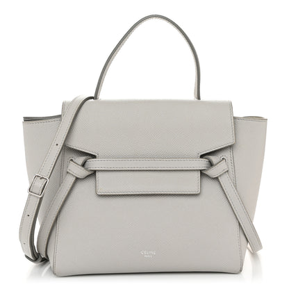 Celine Grained Calfskin Nano Belt Bag Mineral 1 of 11