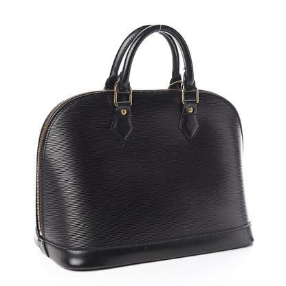 Louis Vuitton Epi Alma PM Black 3 of 15