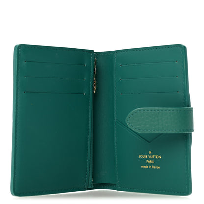 Louis Vuitton Taurillon Capucines Vertical Compact Wallet Green 5 of 8