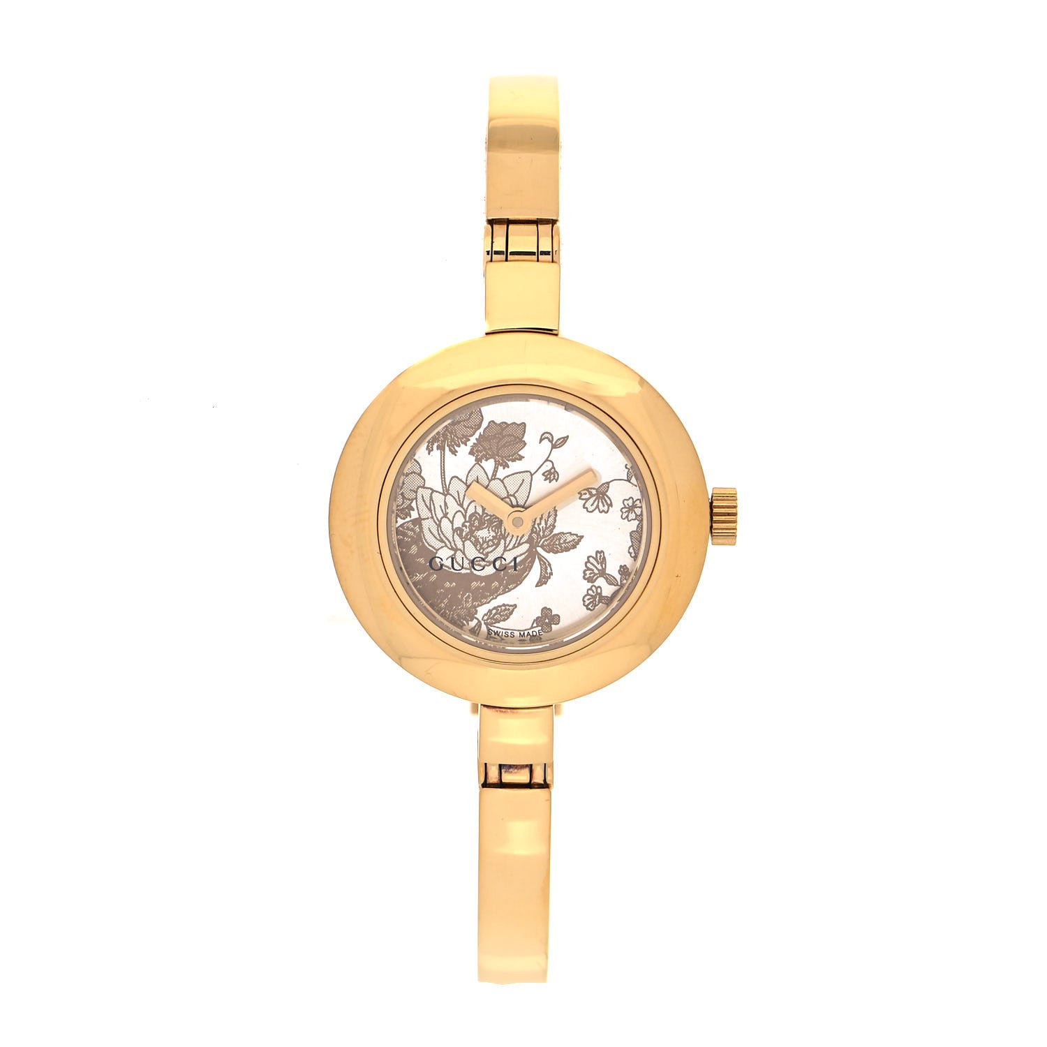 Gucci Stainless Steel 25mm 105 Series Floral Quartz Watch 1 of 4