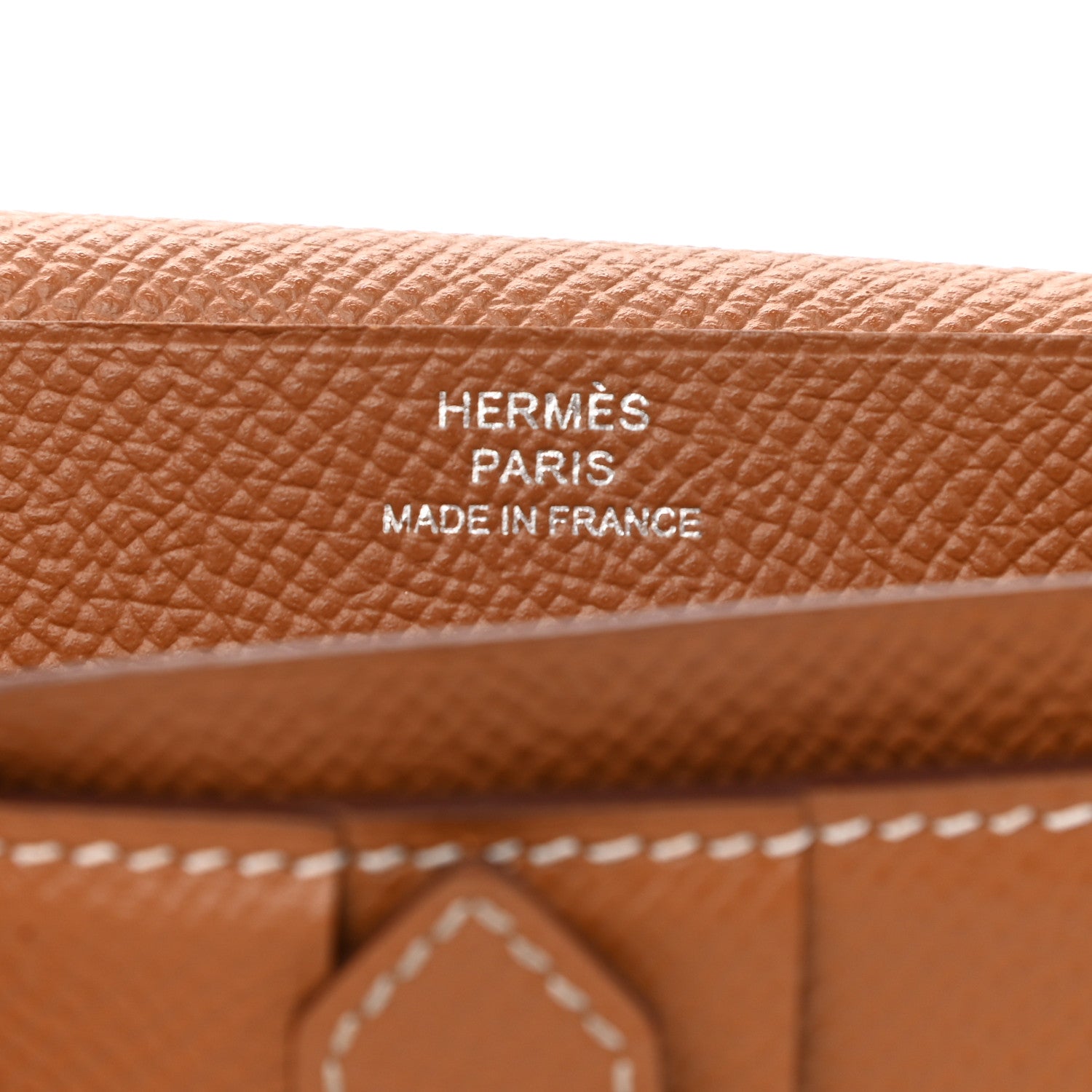 Hermes Epsom Bearn Gusset Wallet Gold 6 of 10