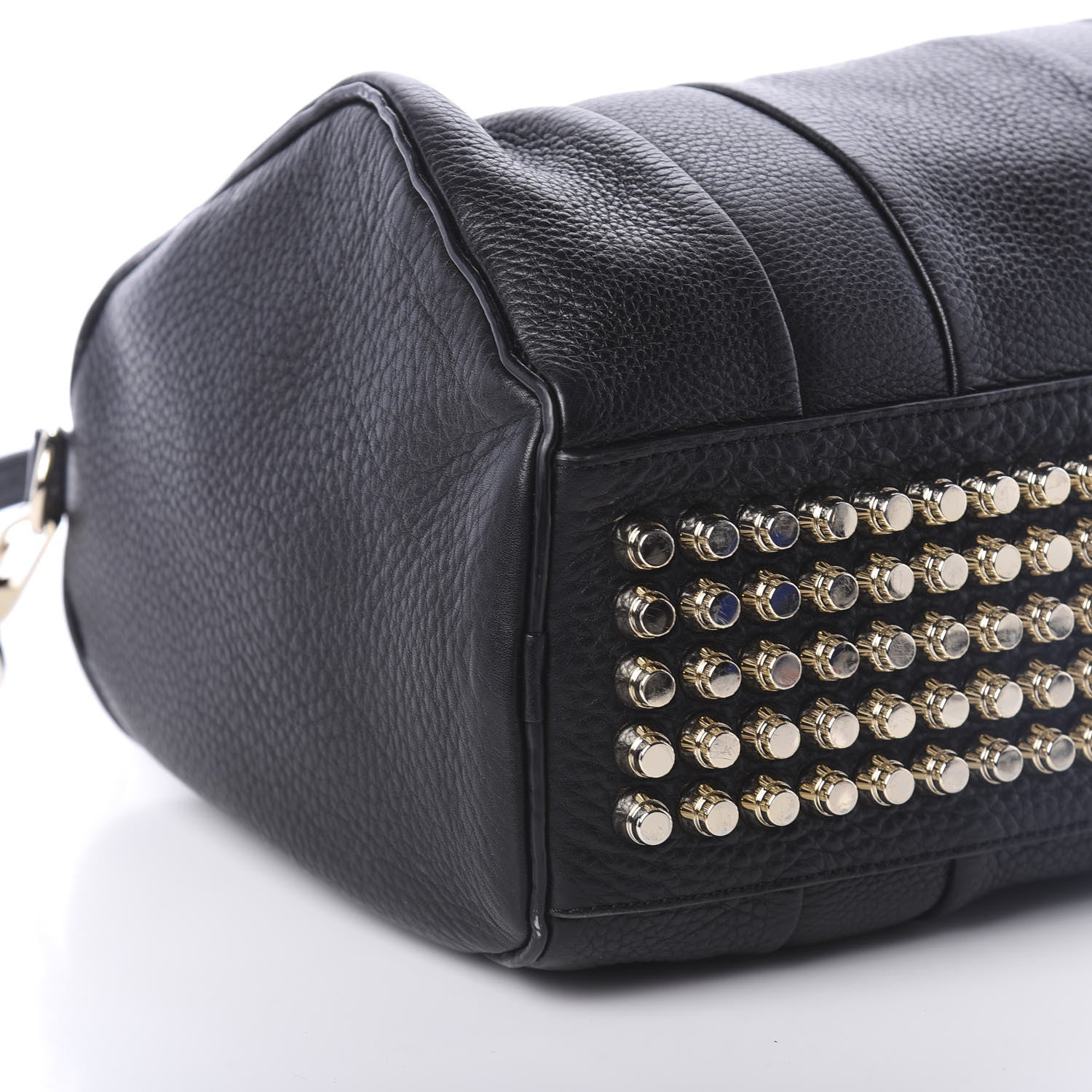Alexander Wang Pebbled Lambskin Rocco Black Rose Gold Hardware 9 of 10