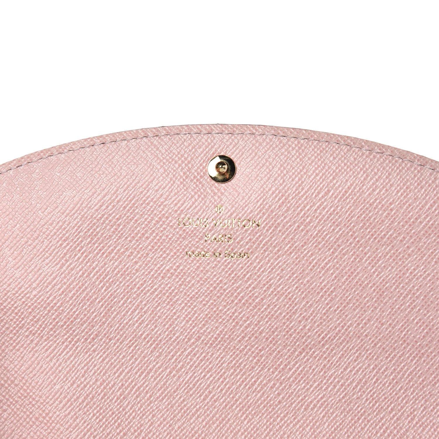 Louis Vuitton Damier Ebene Caissa Wallet Rose Ballerine 6 of 8