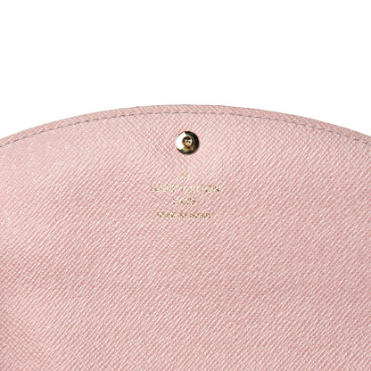 Louis Vuitton Damier Ebene Caissa Wallet Rose Ballerine 6 of 8