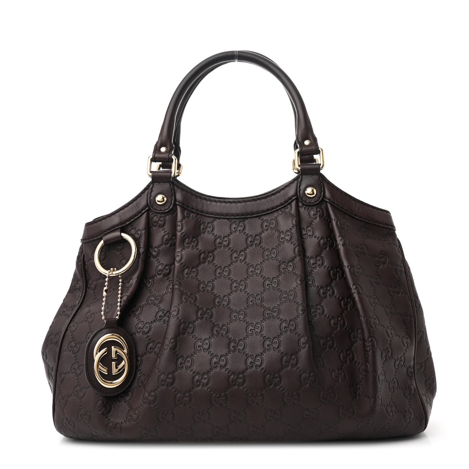 Gucci Guccissima Medium Sukey Tote  Brown 1 of 11