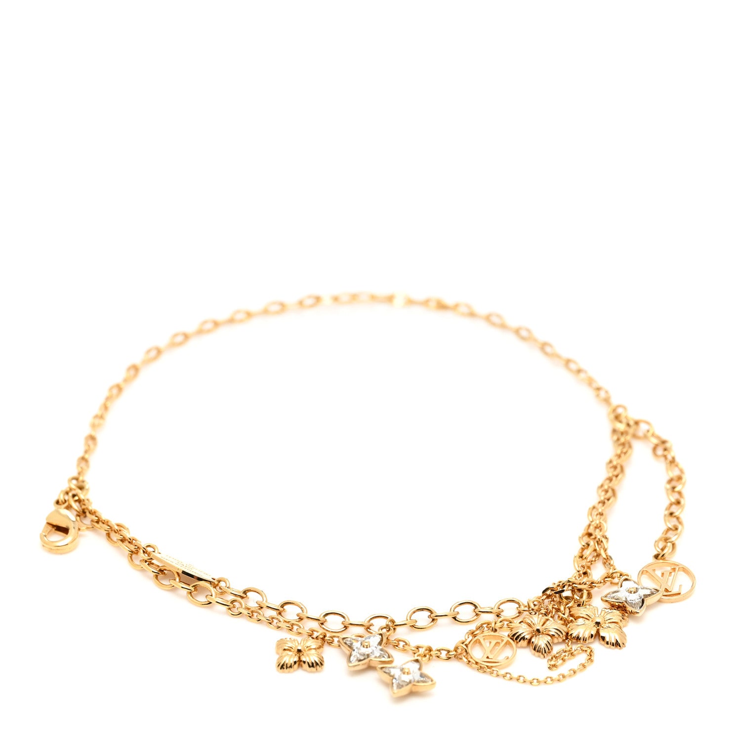 Louis Vuitton Blooming Strass Bracelet Gold 1 of 6