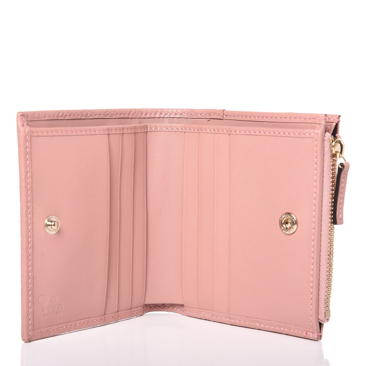Gucci Microguccissima Bi-Fold Wallet Soft Pink 5 of 8