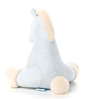Hermes Linen Baby Hermy Plush Toy Bleu Glacier 4 of 7