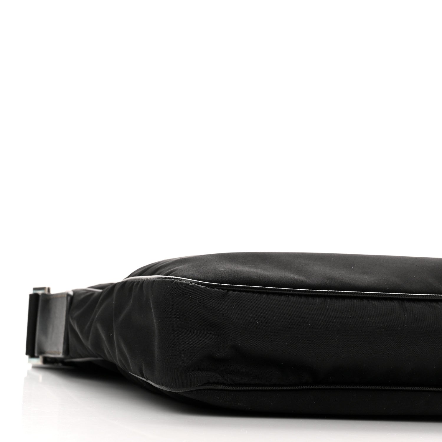 Prada Nylon Flat Messenger Bag Black 8 of 9