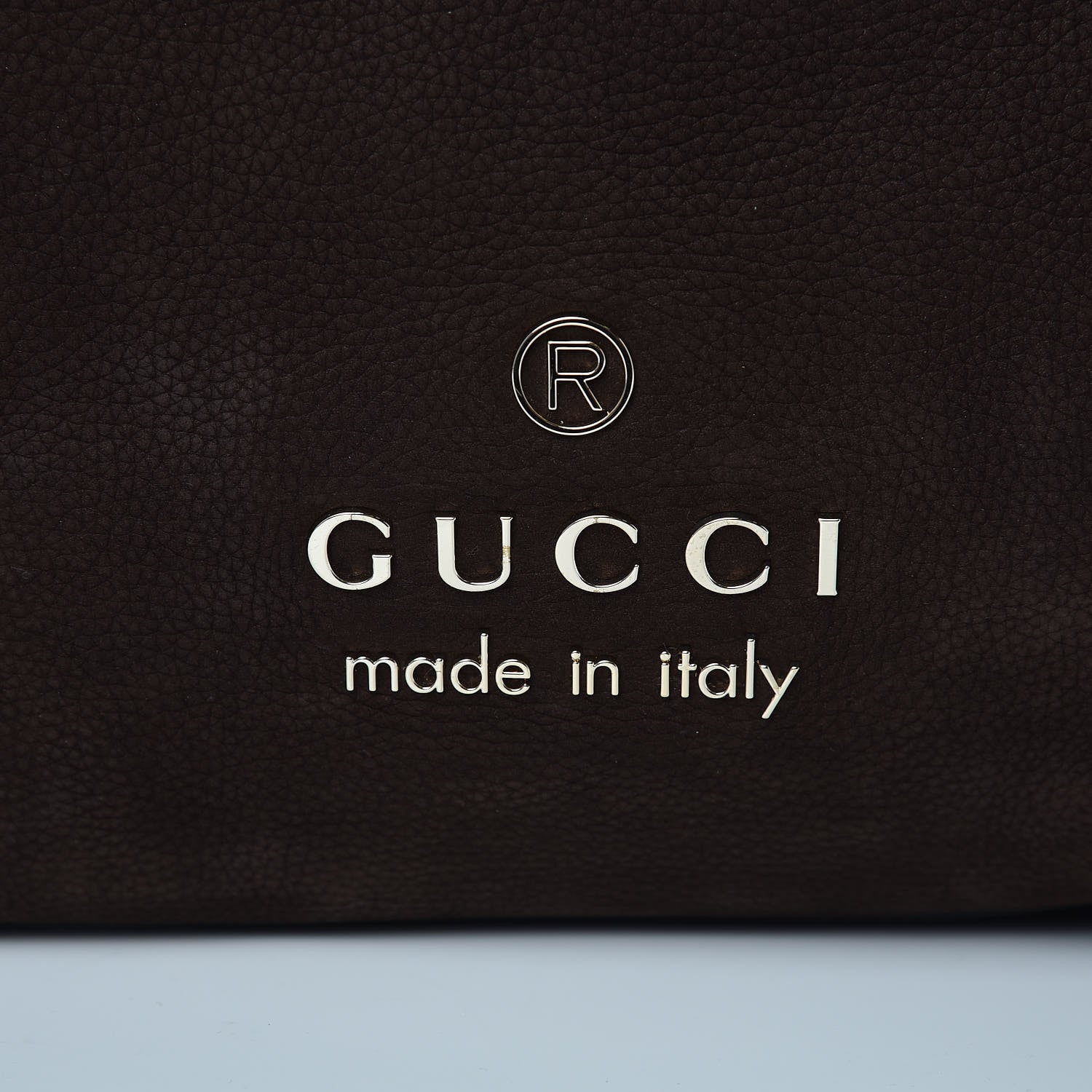 Gucci Nubuck Large Braided Handle Gifford Tote Brown 8 of 10