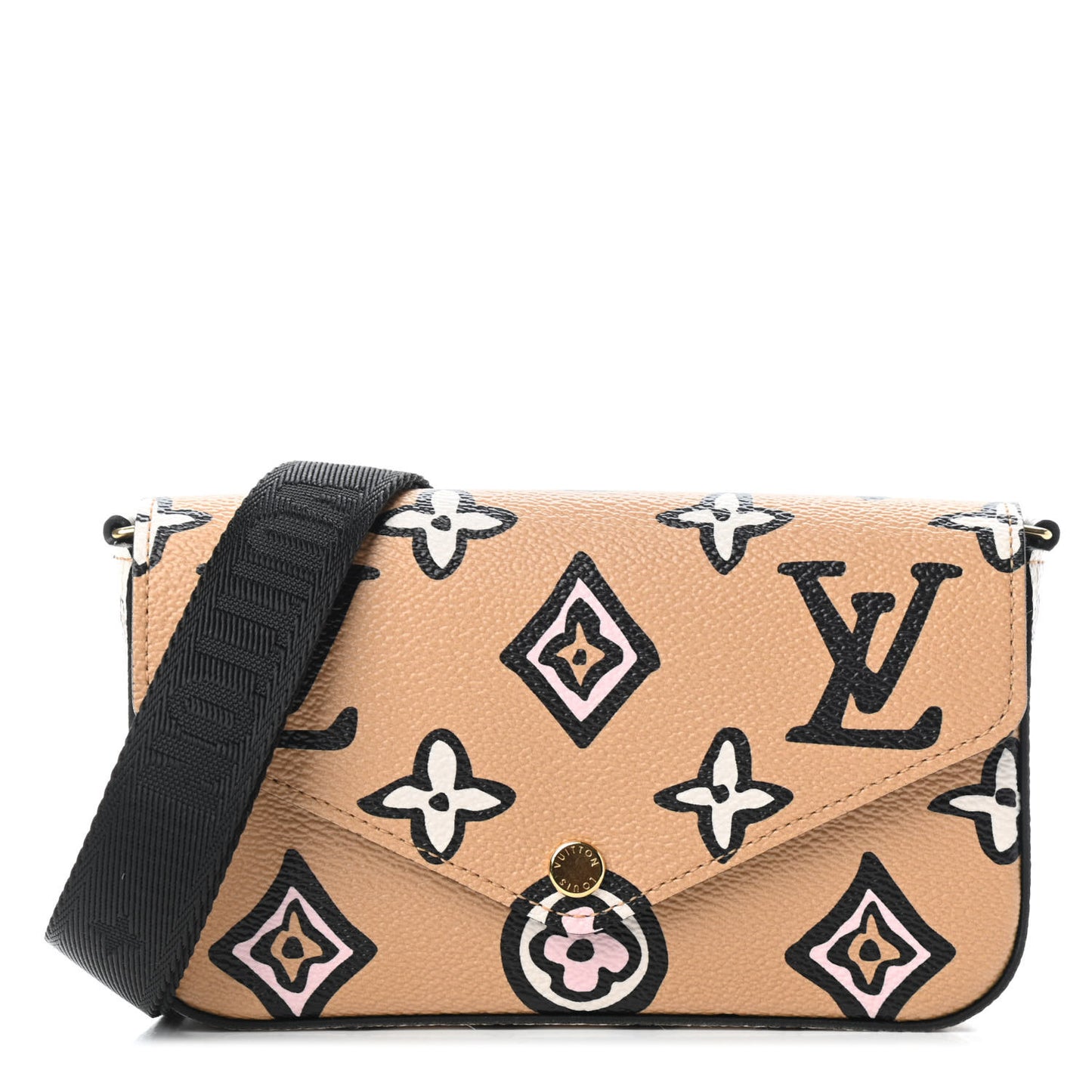 Monogram Wild At Heart Felicie Strap & Go Arizona Creme
