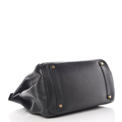 Hermes Taurillon Clemence Birkin 35 Black 5 of 42