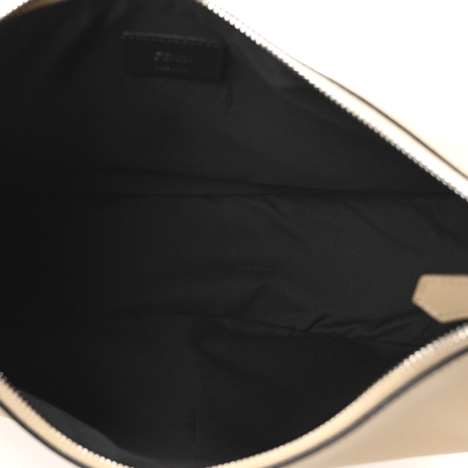 Fendi Vitello Grace Matte Metal Handle Medium Fendigraphy Hobo Bag Beige Amido 5 of 10