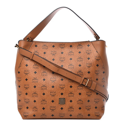 MCM Visetos Large Klara Hobo Cognac 1 of 16