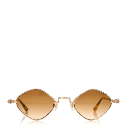 Chrome Hearts Metal Diamond Dog Sunglasses Gold 2 of 6
