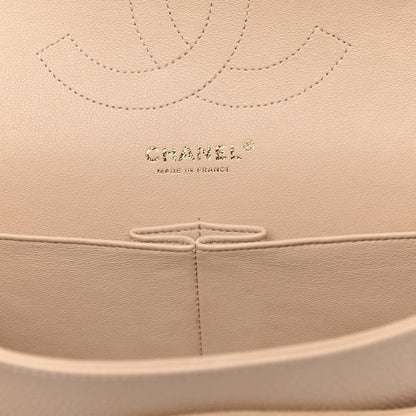 Chanel Caviar Quilted Jumbo Double Flap Beige Clair 6 of 12