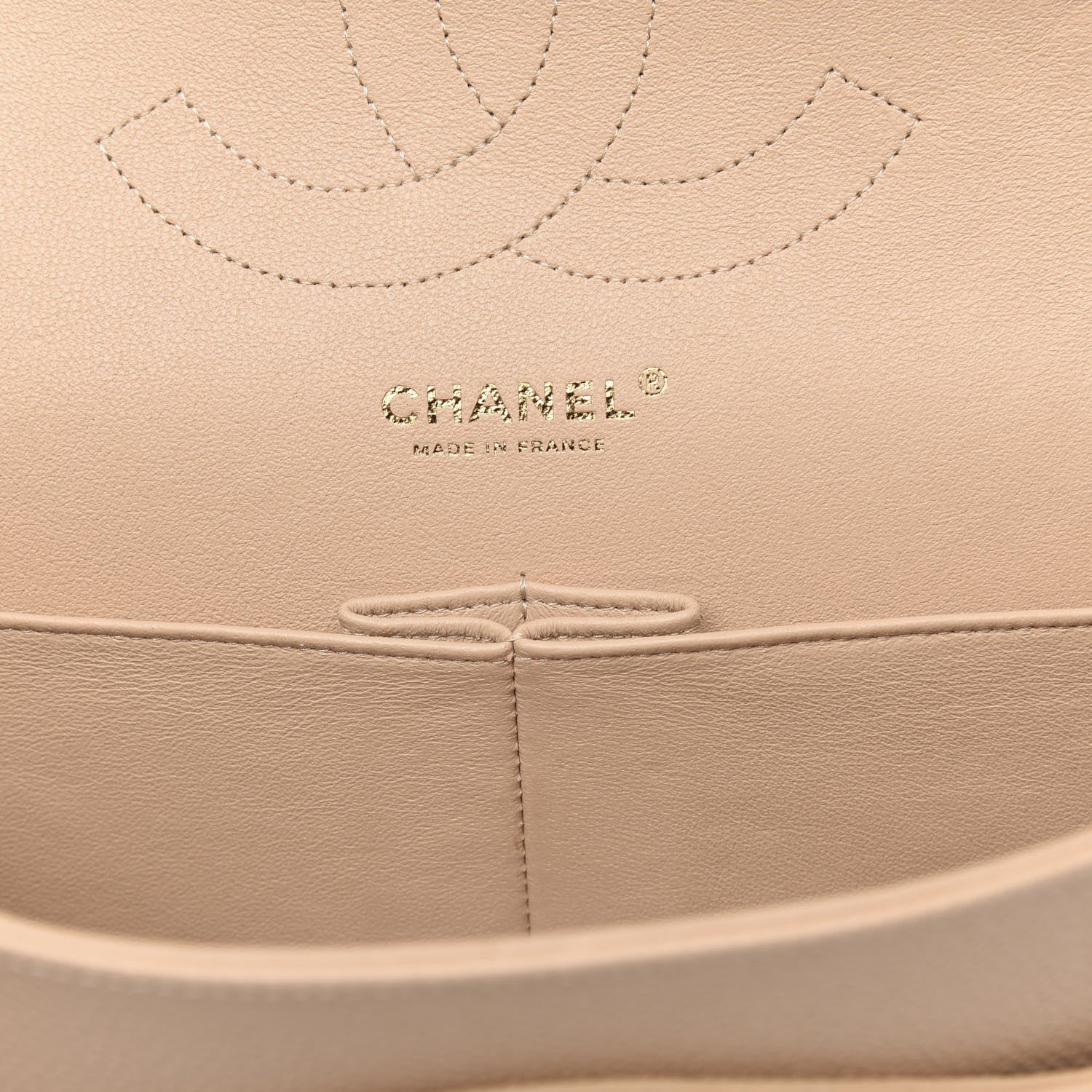 Chanel Caviar Quilted Jumbo Double Flap Beige Clair 6 of 12