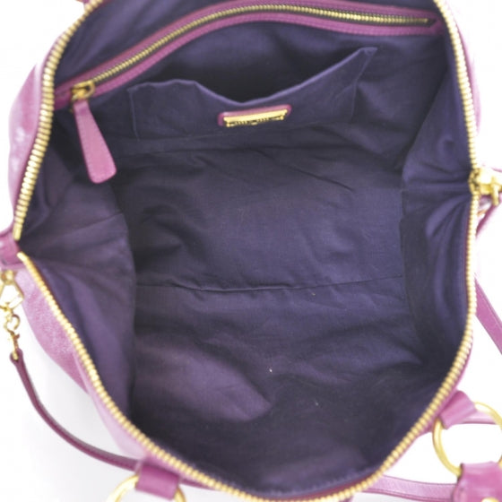 Miu Miu Vitello Lux Bag Fuchsia 11 of 11