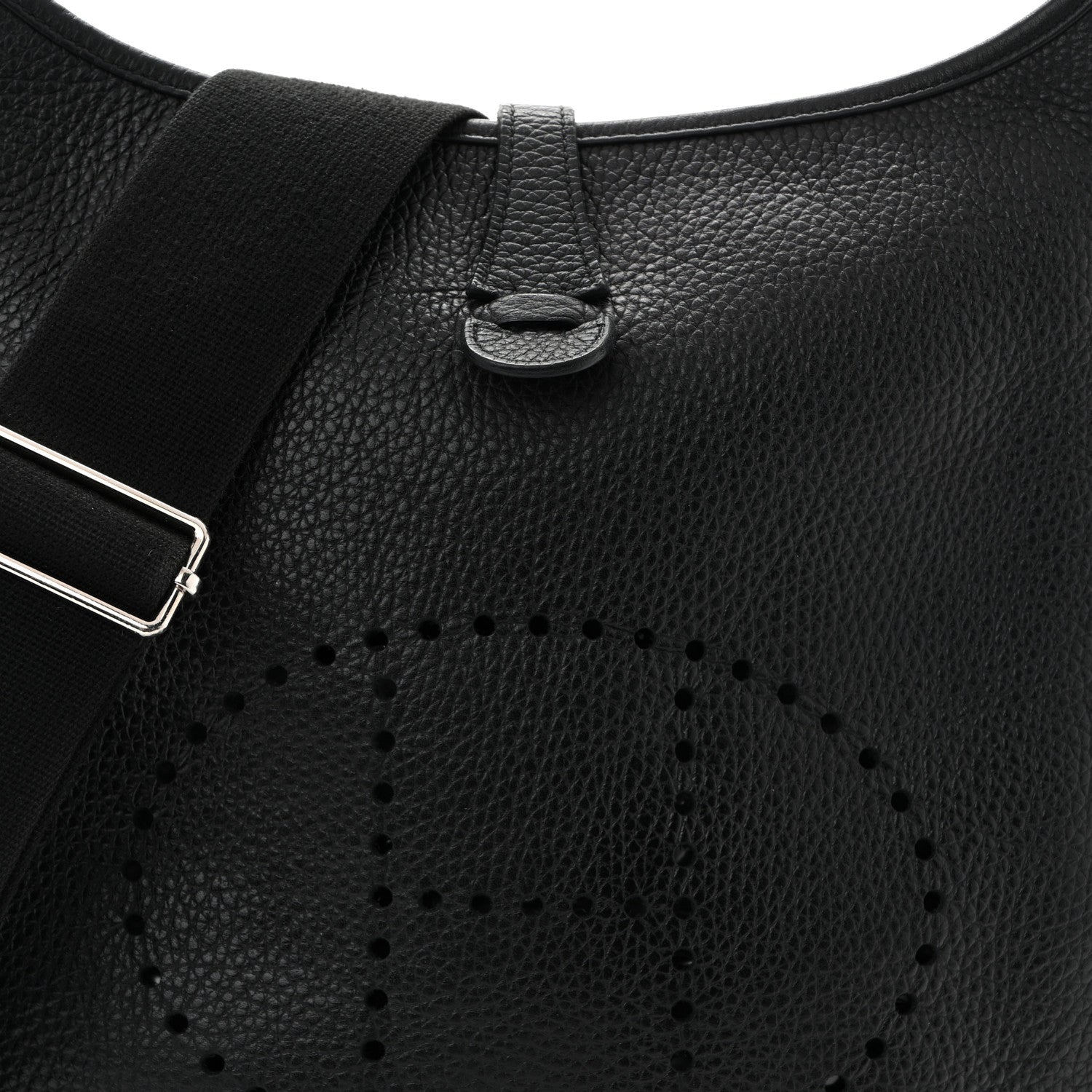 Hermes Taurillon Clemence Evelyne III PM Black 8 of 11
