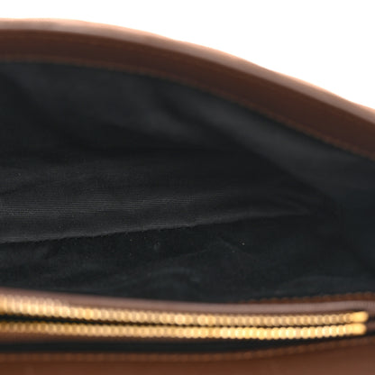 Saint Laurent Suede Matelasse Chevron Monogram Medium College Bag Bark Brown 5 of 13