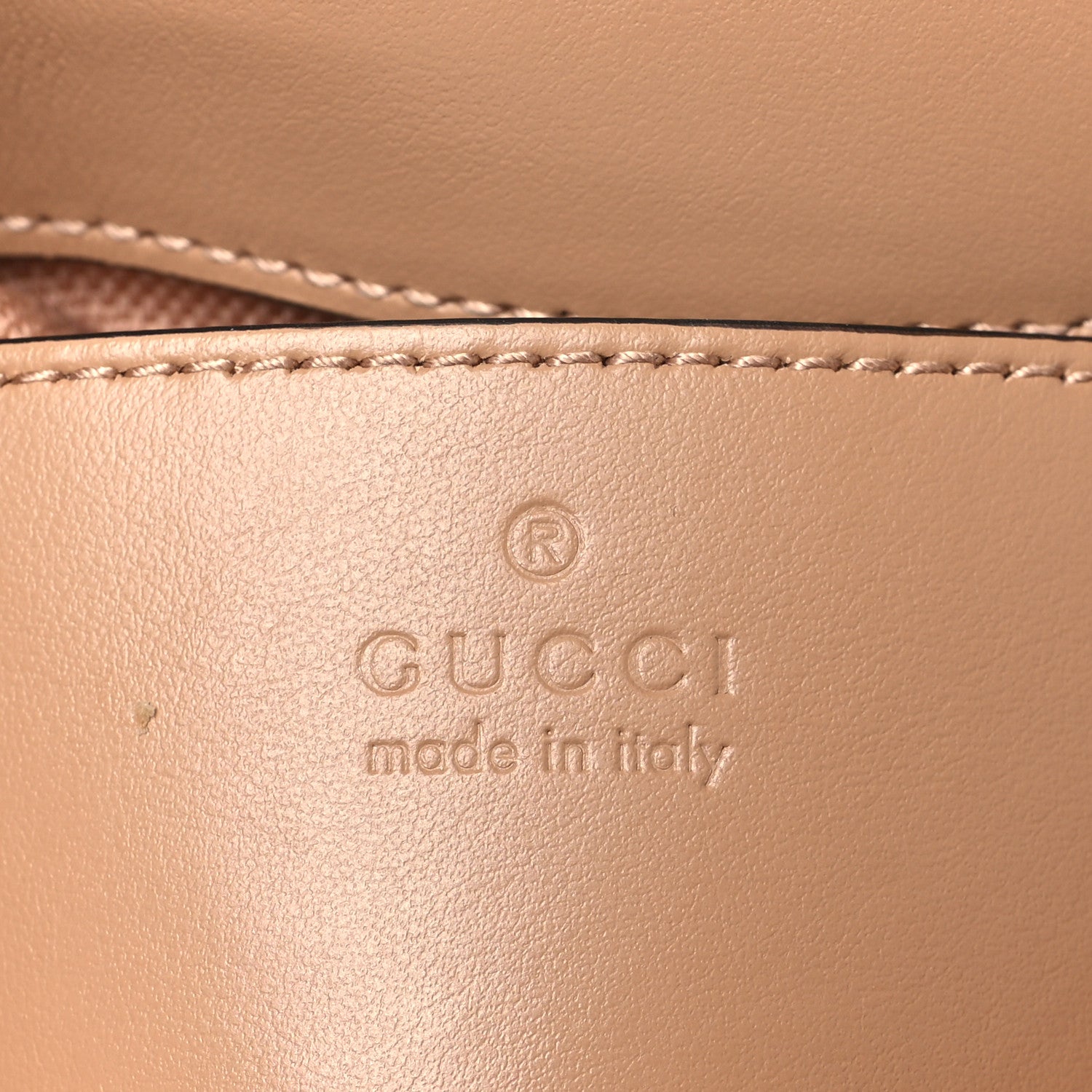 Gucci Calfskin Matelasse Monochrome Mini GG Marmont Crossbody Shoulder Bag Camelia Winter Rose 6 of 9