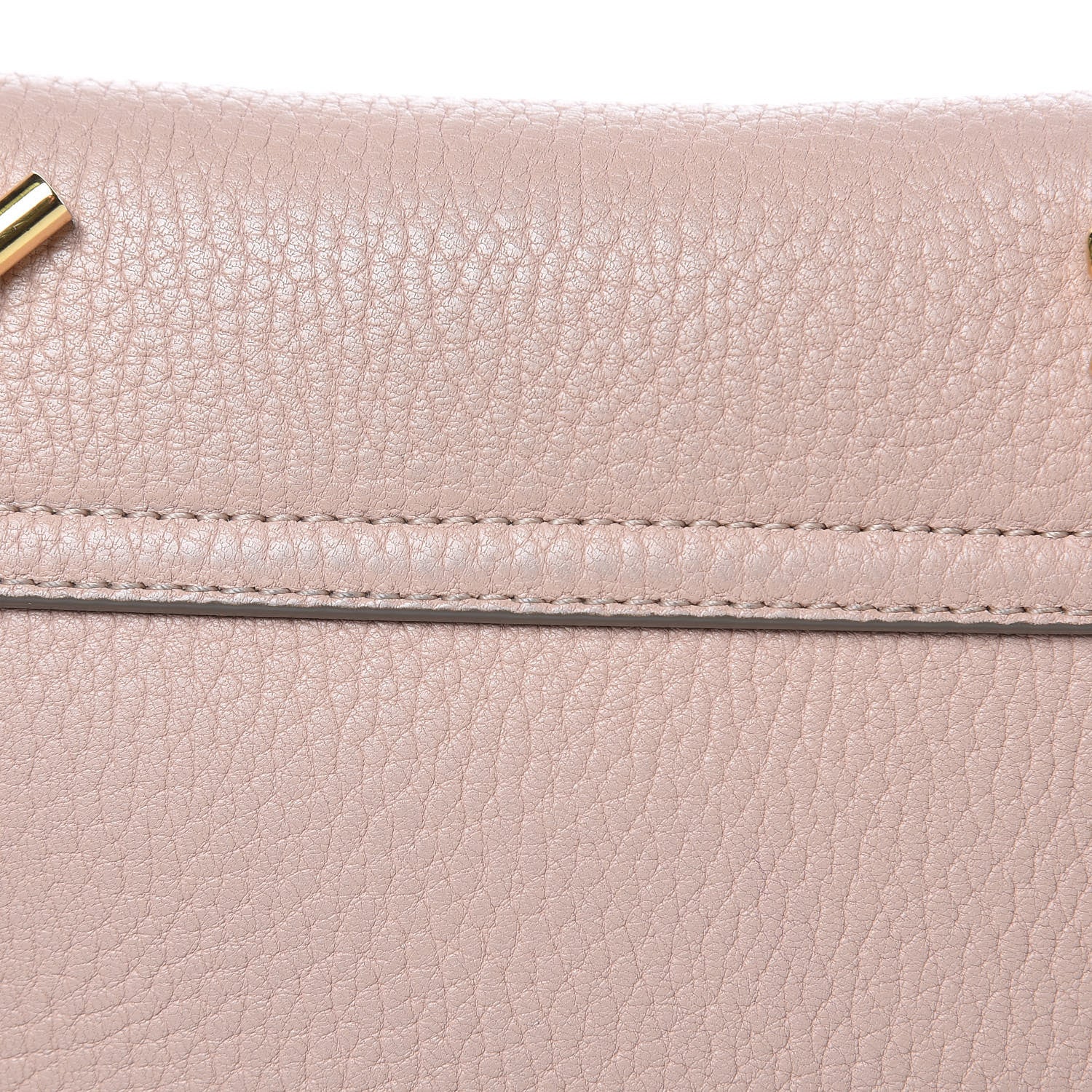 Chloe Grained Lambskin Mini Drew Shoulder Bag Cement Pink 9 of 13