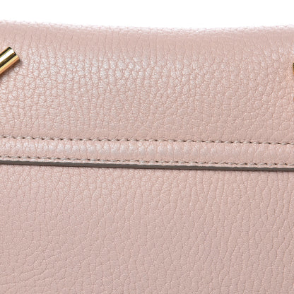 Chloe Grained Lambskin Mini Drew Shoulder Bag Cement Pink 9 of 13