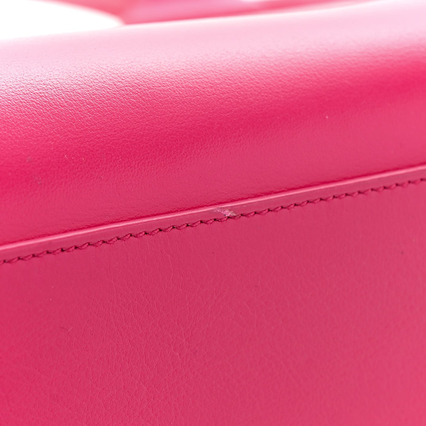 Calfskin Small Sac De Jour Lipstick Fuchsia