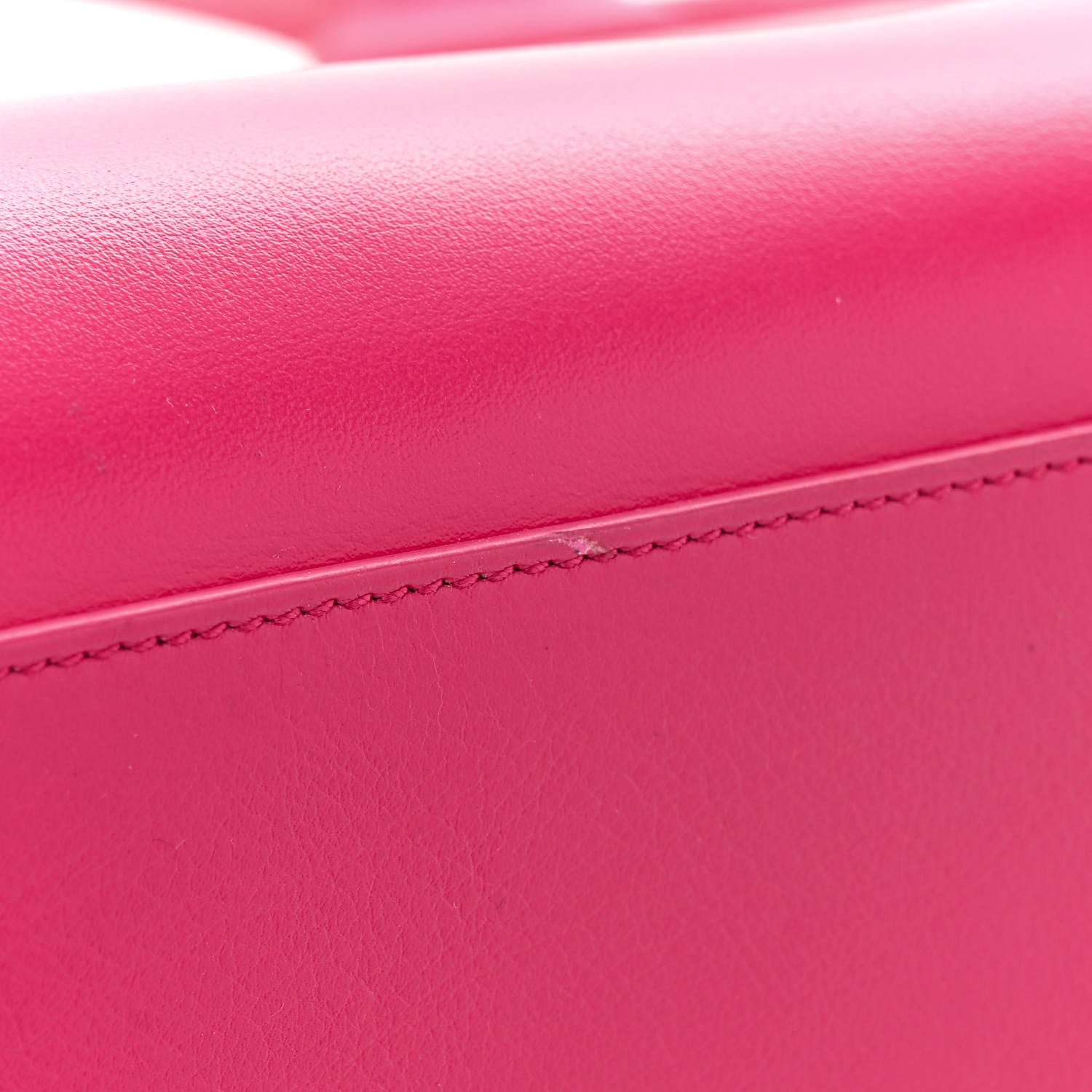 Saint Laurent Calfskin Small Sac De Jour Lipstick Fuchsia 14 of 14