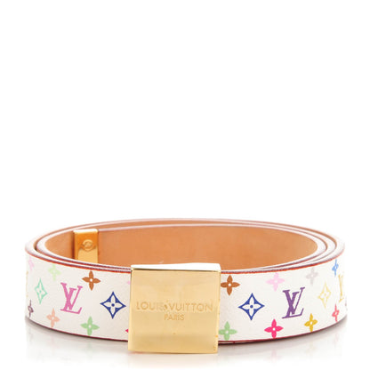 Louis Vuitton Monogram Multicolor Ceinture Belt 90 36 White 1 of 6