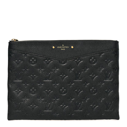 Louis Vuitton Empreinte Daily Pouch Black 1 of 8