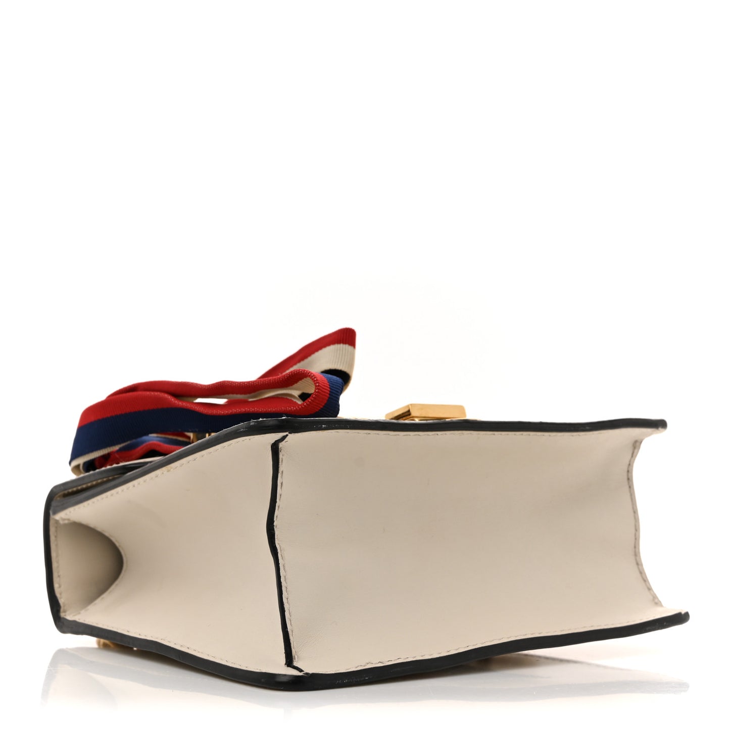 Calfskin Mini Sylvie Chain Shoulder Bag White